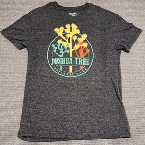 Leisure Lounge Joshua Tree National Park Graphic T-Shirt Men Medium Grey Heather